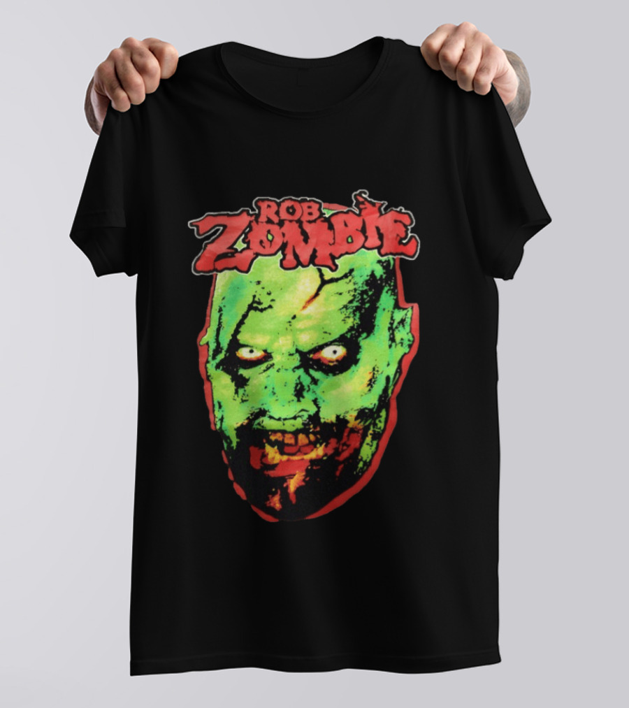 Rob Zombie Bring Out Your Dead Green Zombie Head T-Shirt