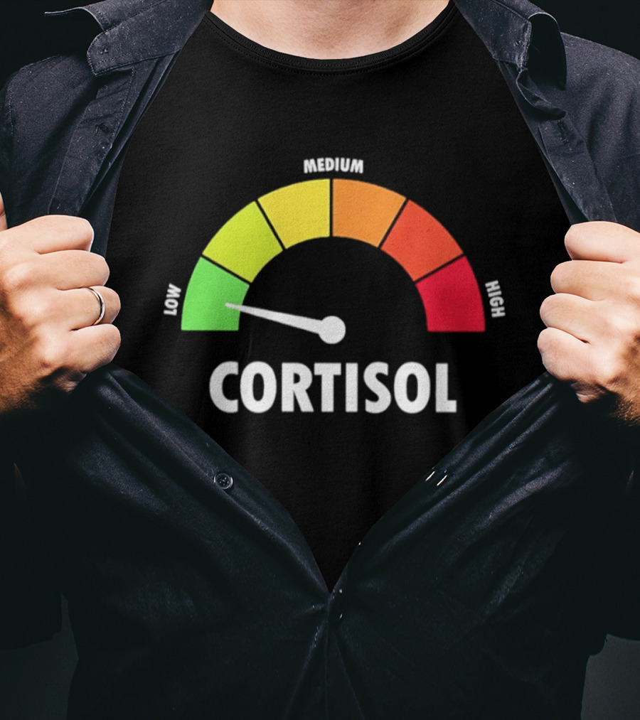Low Medium High Cortisol Meter T-Shirt