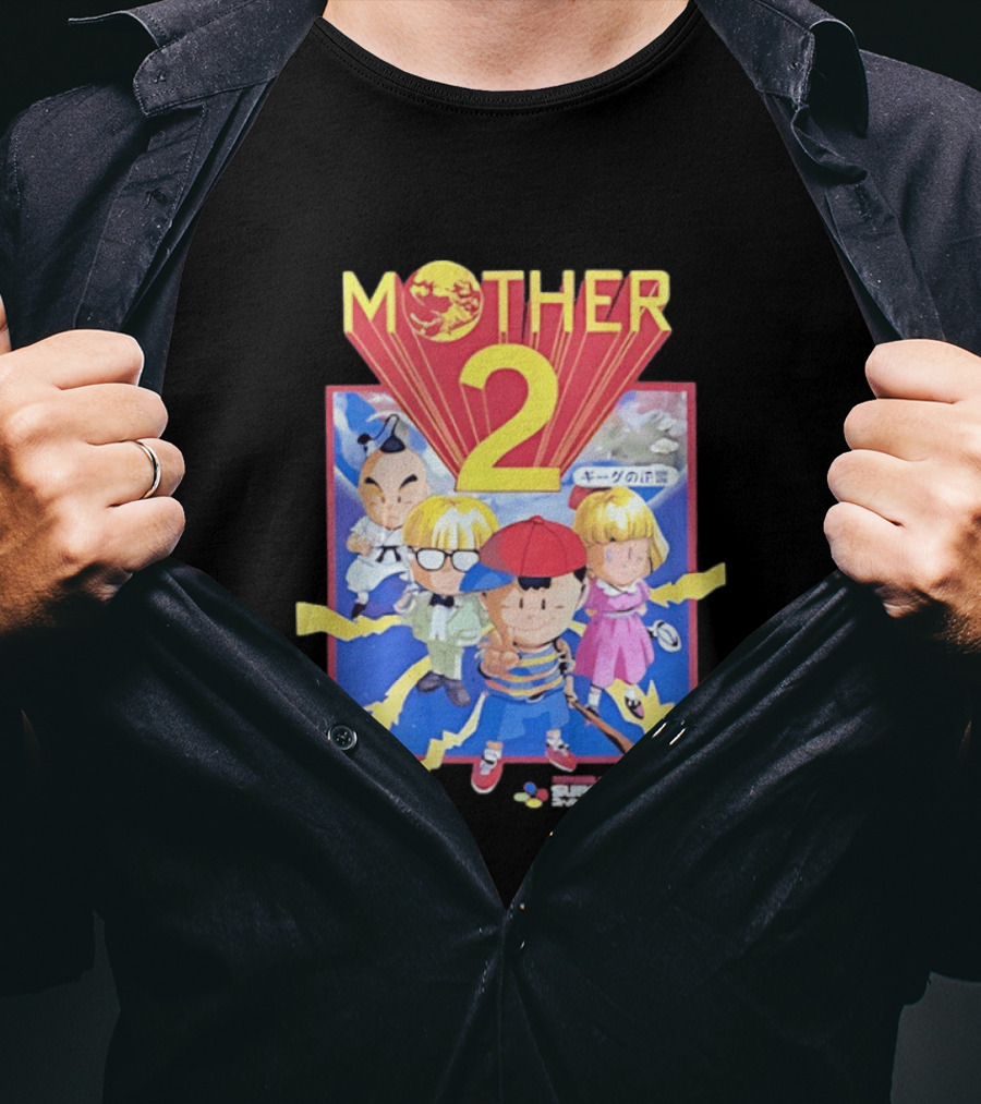 Mother 2 EarthBound Super Famicom Characters Japan T-Shirt