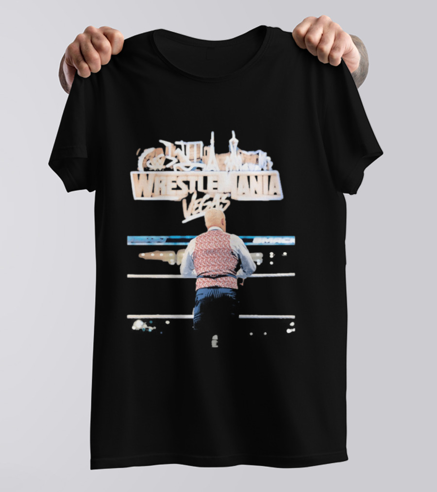 Cody Rhodes WWE WrestleMania Las Vegas Ring Event T-Shirt