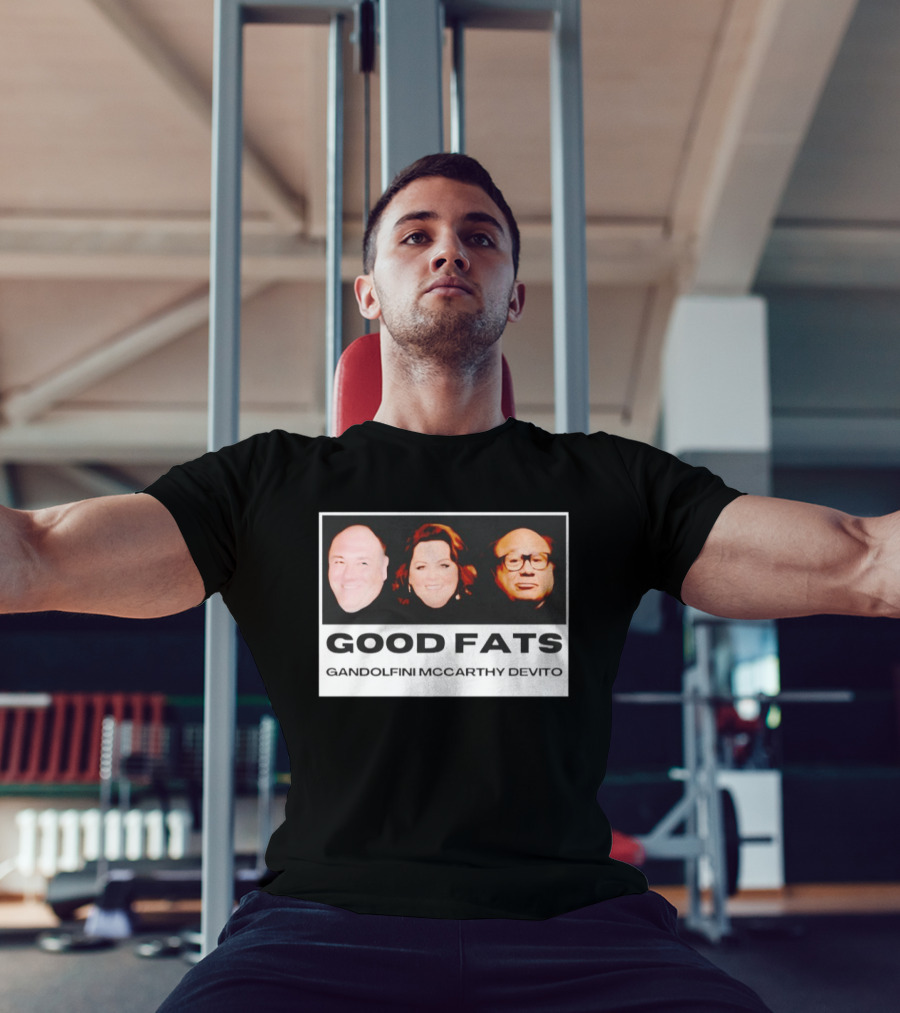 Good Fats Gandolfini McCarthy Devito Faces T-Shirt