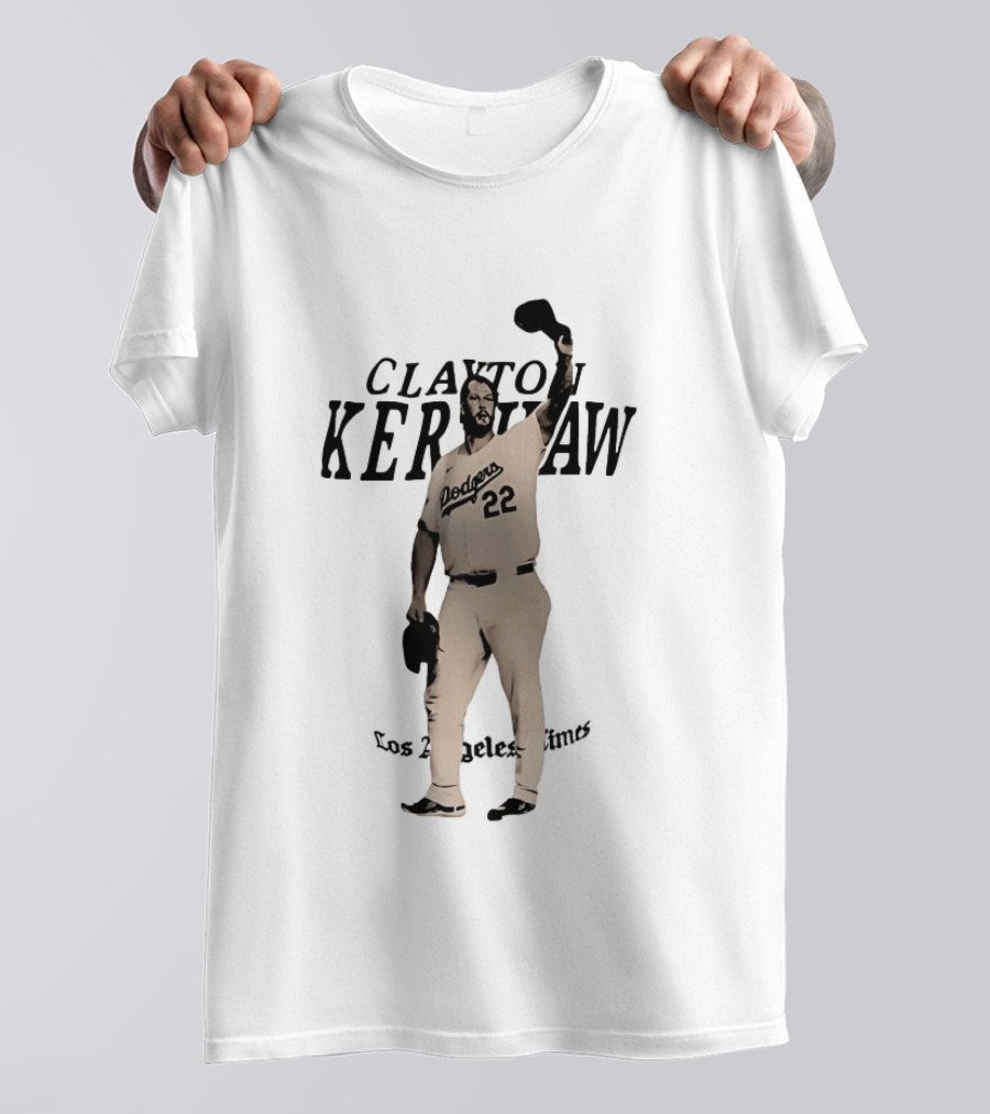 Clayton Kershaw Los Angeles Dodgers MLB 22 Baseball T-Shirt