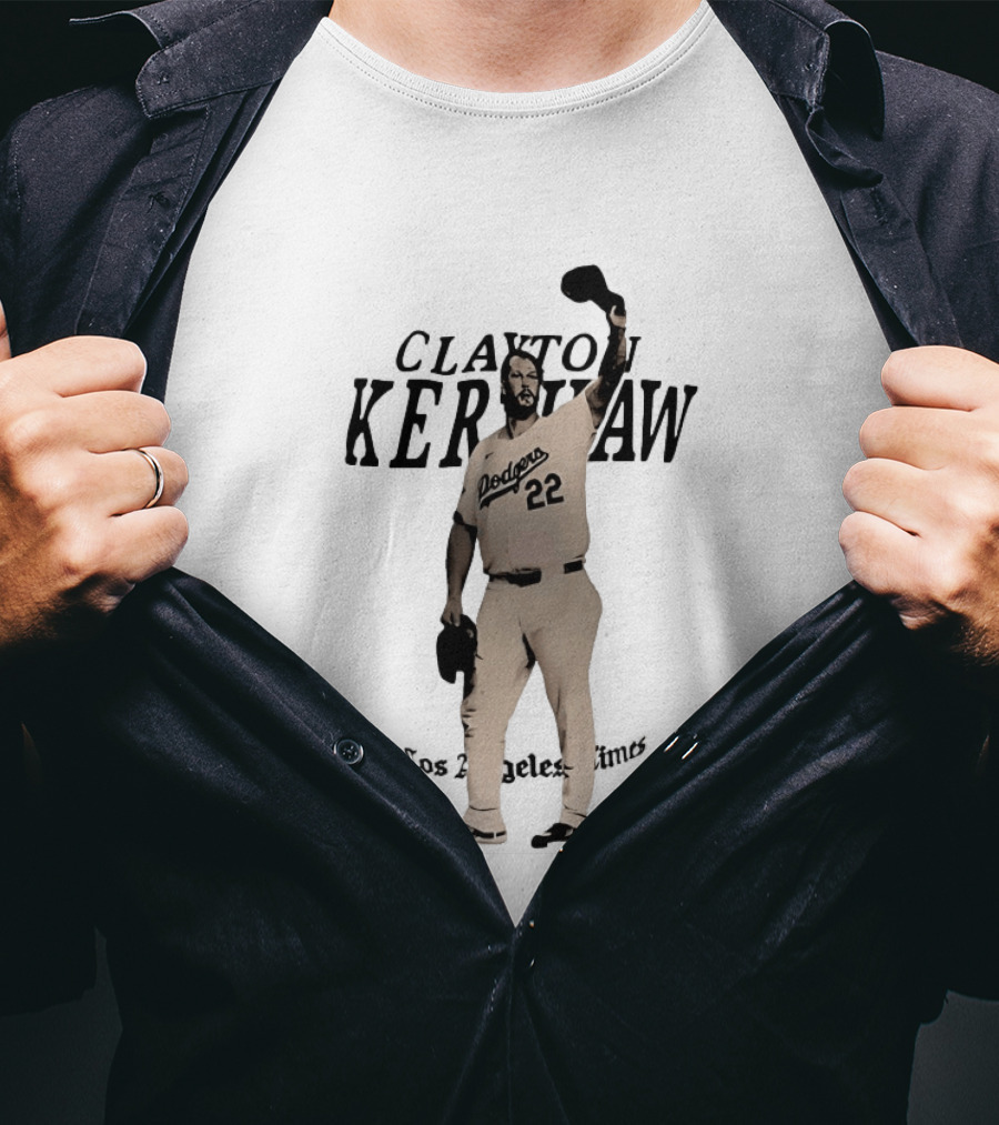 Clayton Kershaw Los Angeles Dodgers MLB 22 Baseball T-Shirt