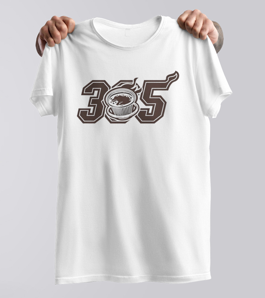 Coffee Cup 305 Steaming T-Shirt