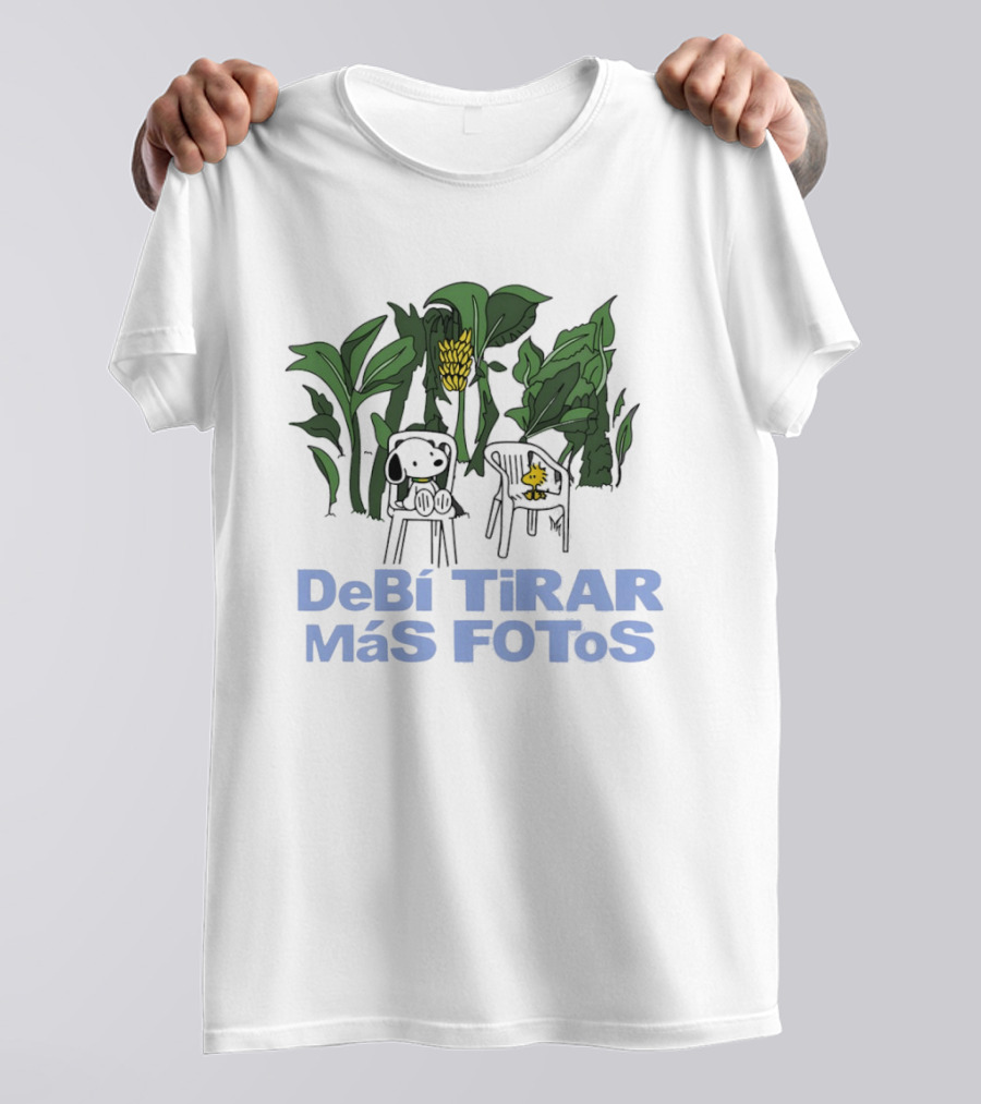 Peanuts Characters Snoopy Woodstock Debí Tirar Más Fotos Banana Plantation T-Shirt