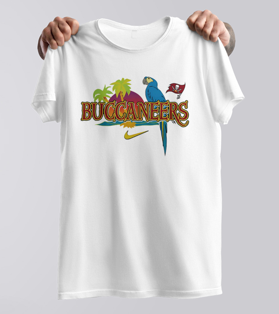Tampa Bay Buccaneers Tropical Parrot Nike Buccaneers T-Shirt