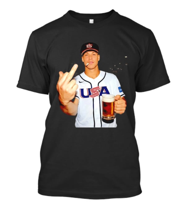 USA Basketball Team After Hours Middle Finger Aaron Judge T-Shirt