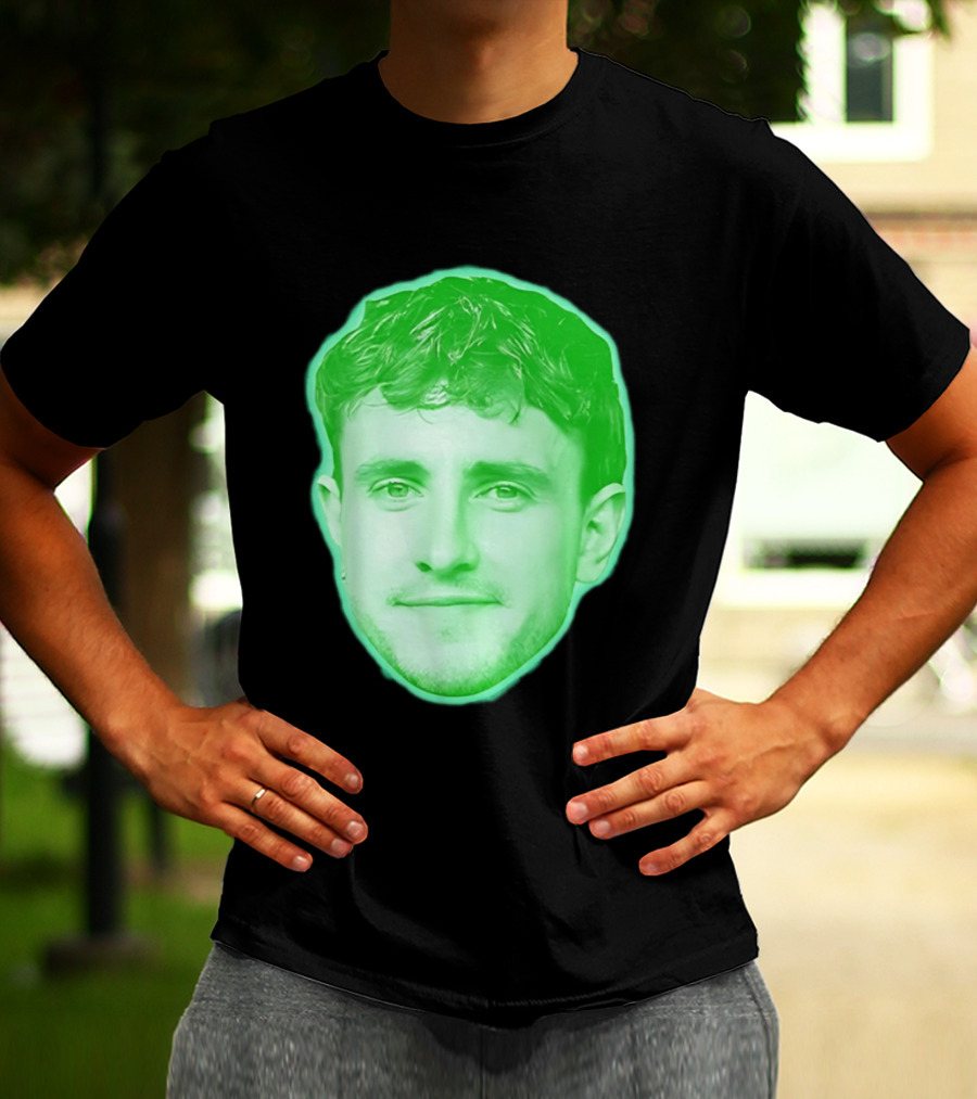 Paul Mescal Green Face St Patrick's Day 2026 T-Shirt