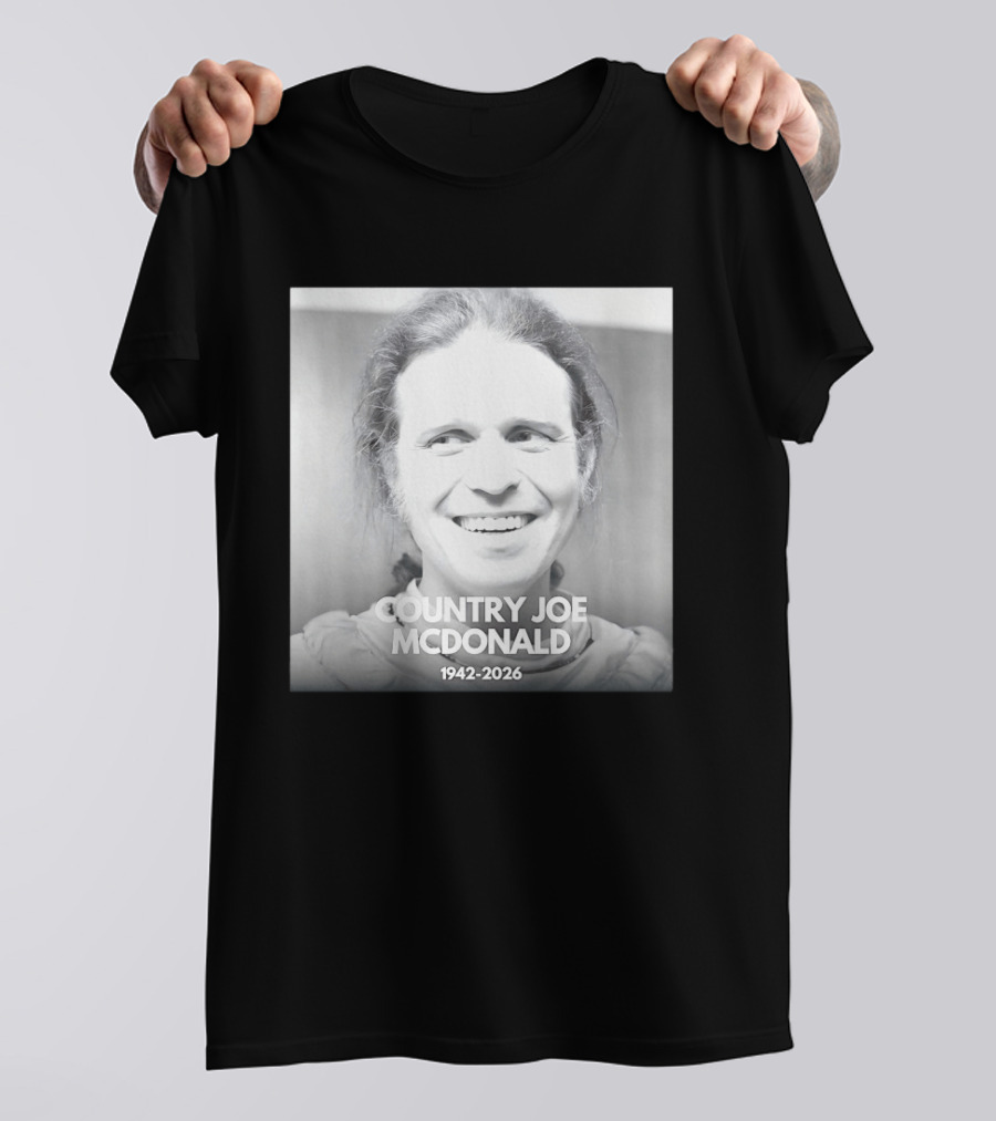 Country Joe Mcdonald 1942 2026 T-Shirt