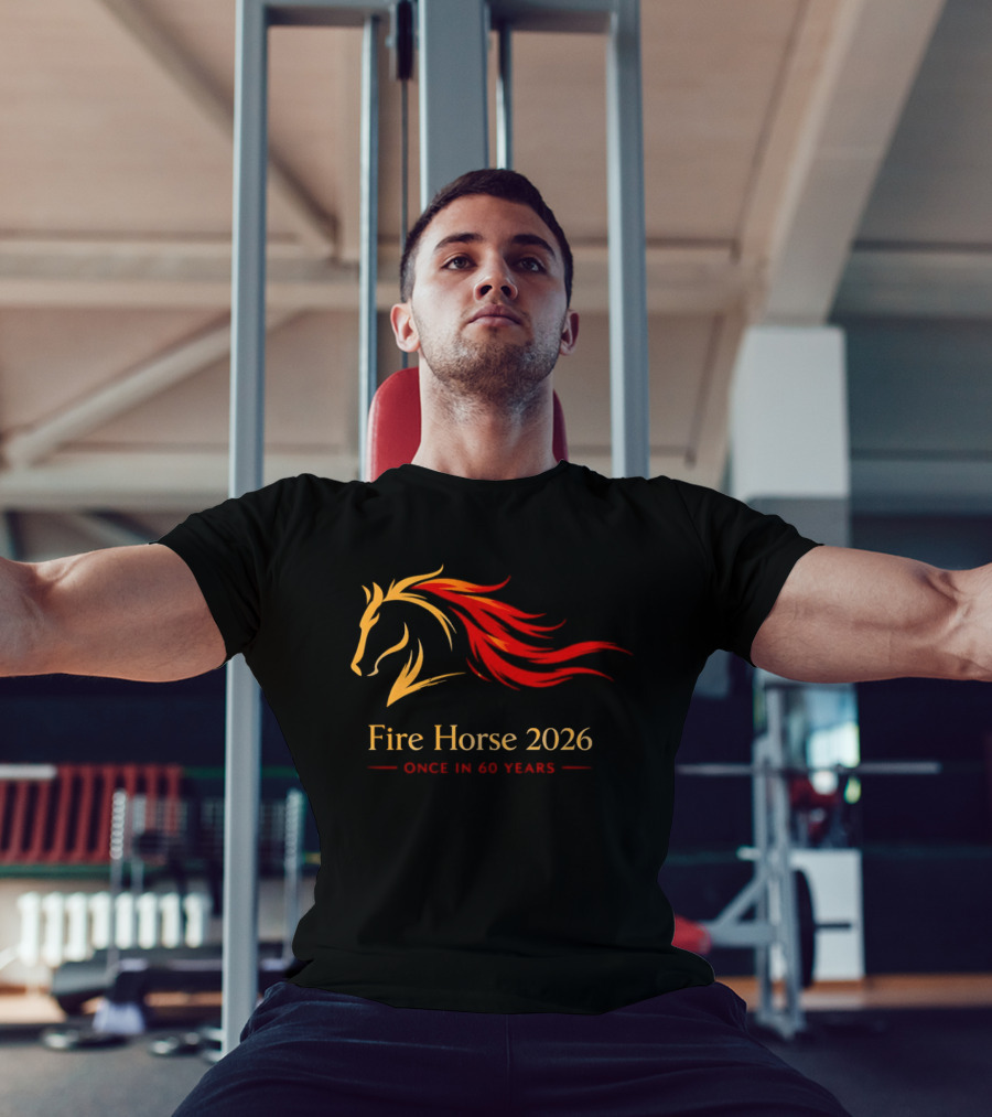 Fire Horse 2026 Once In 60 Years Chinese New Year T-Shirt