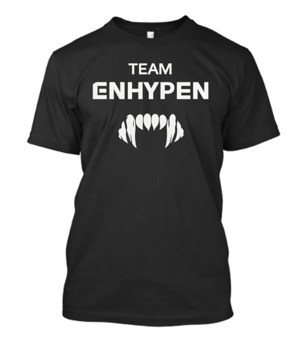 Team ENHYPEN Vampire Fangs K Pop Fashion Trend T-Shirt
