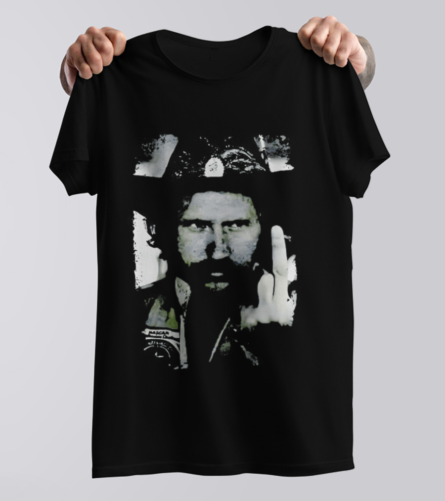 Dale Earnhardt Racing Iconic Gesture Nascar Legend T-Shirt