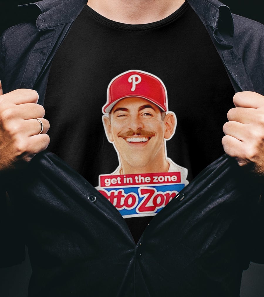 Philadelphia Phillies Mike Schmidt Get In The Zone Otto Zone T-Shirt