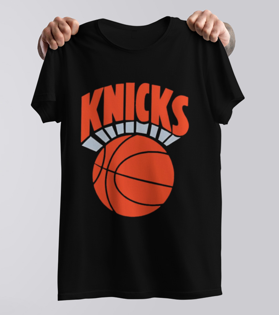 Knicks Basketball Orange Ball Classic Team T-Shirt