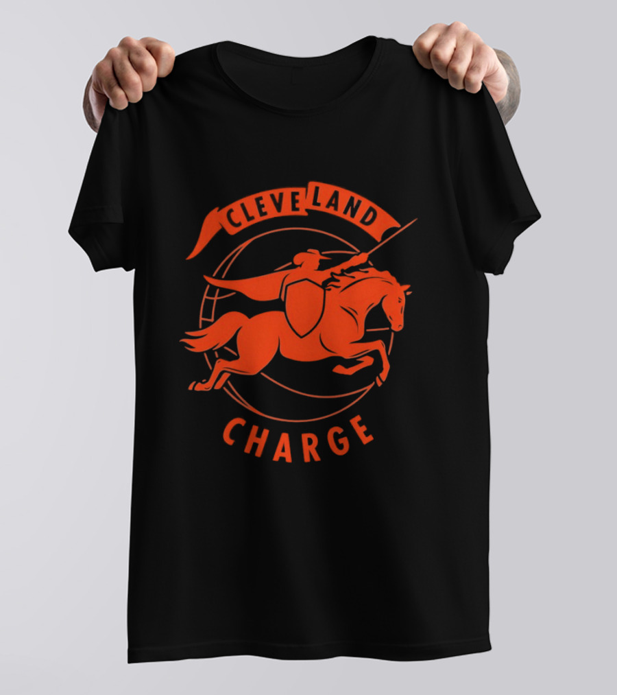 Cleveland Charge Basketball Team Knight Riding Horse T-Shirt