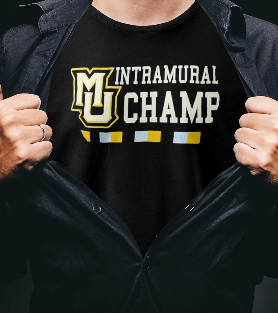 Marquette University Intramural Champion MU Letterman T-Shirt
