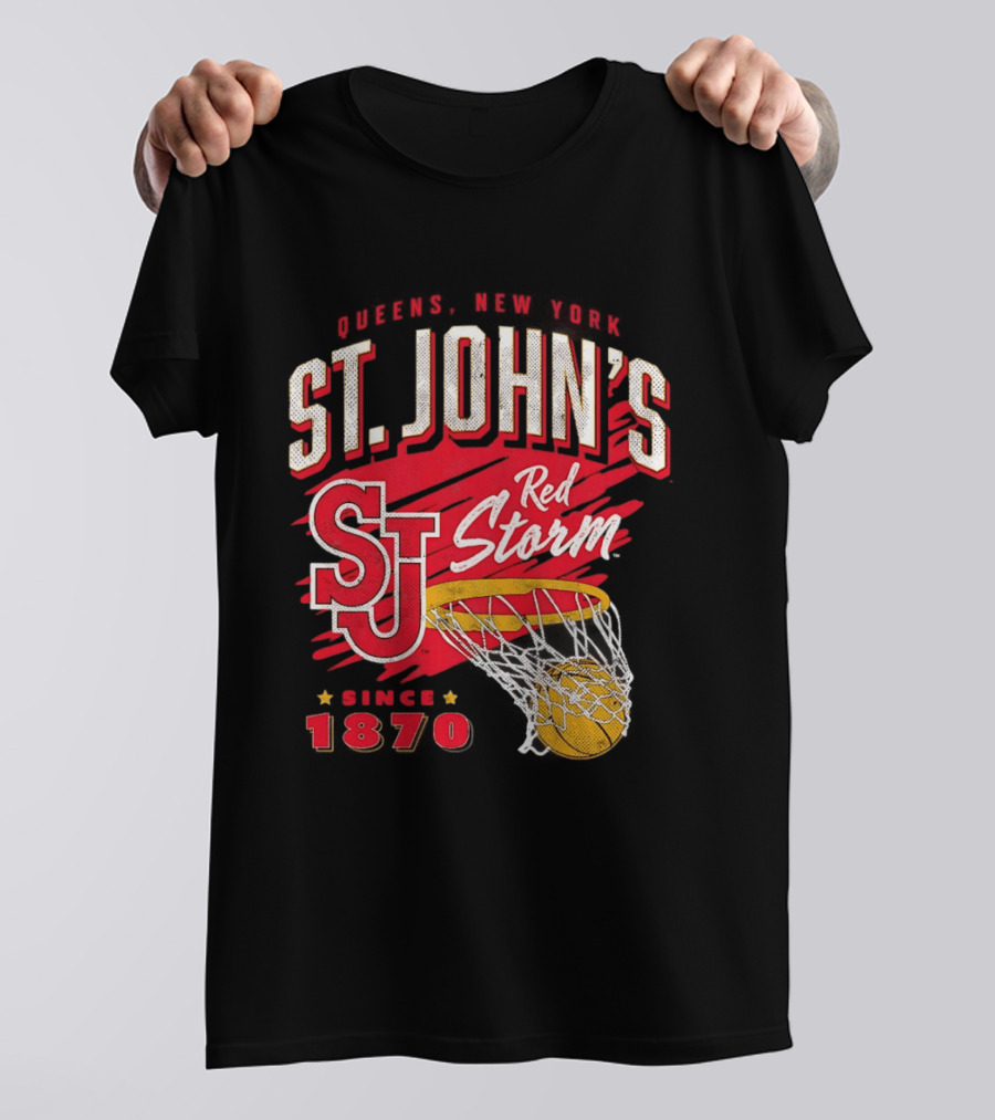 St John's Red Storm Basketball New York Since 1870 Queens T-Shirt