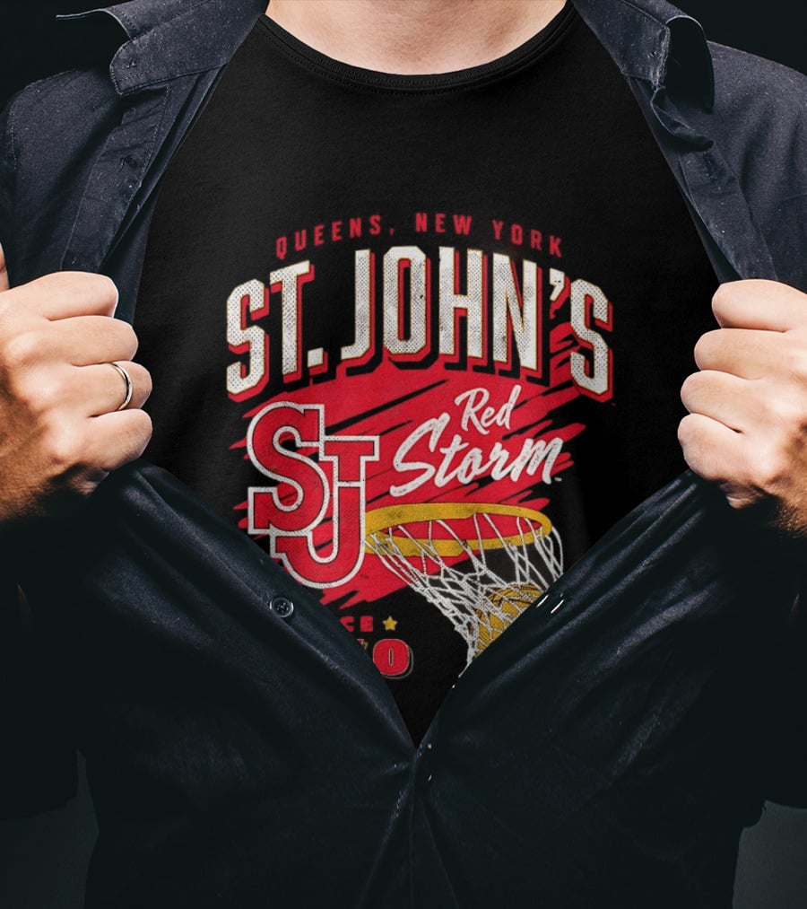 St John's Red Storm Basketball New York Since 1870 Queens T-Shirt