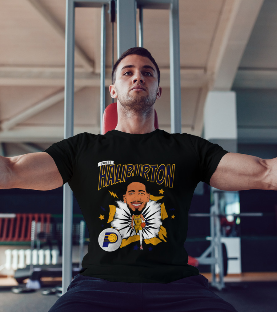 Haliburton Indiana Pacers Basketball Stars T-Shirt