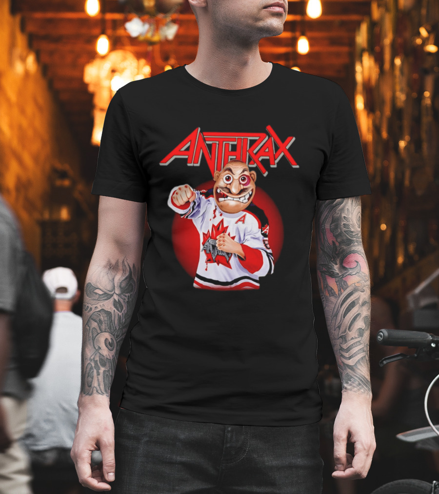 Anthrax Hockey Jersey With Mad T-Shirt