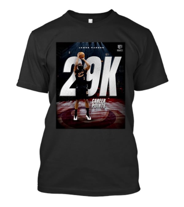 James Harden 29K Career Points NBA Milestone Celebration T-Shirt