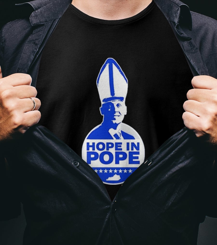 Hope In Pope Kentucky Wildcats Baseball Fan T-Shirt