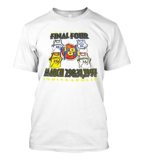 1997 NCAA Final Four March 29 31 Indianapolis Minnesota Kentucky Arizona T-Shirt