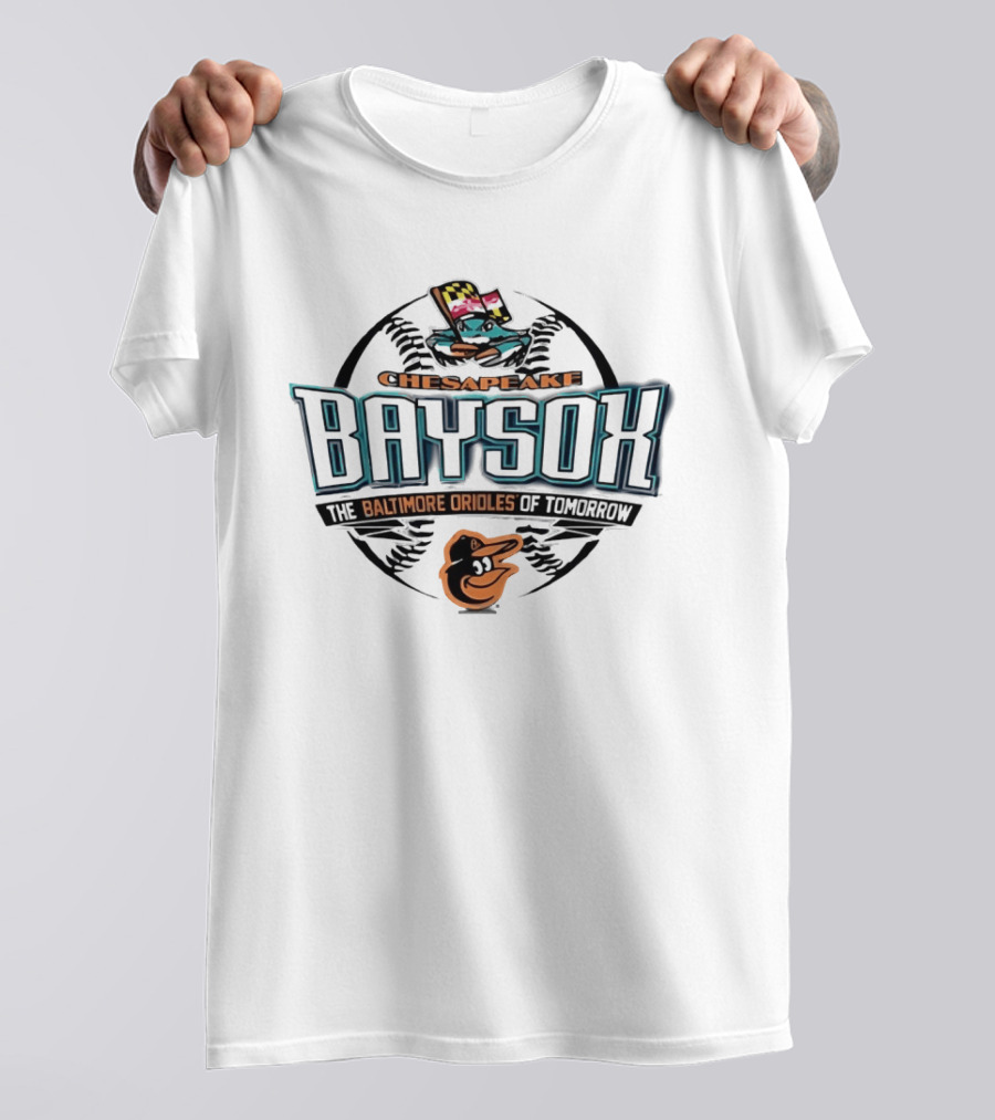 Chesapeake Baysox The Baltimore Orioles Of Tomorrow Baseball Team T-Shirt