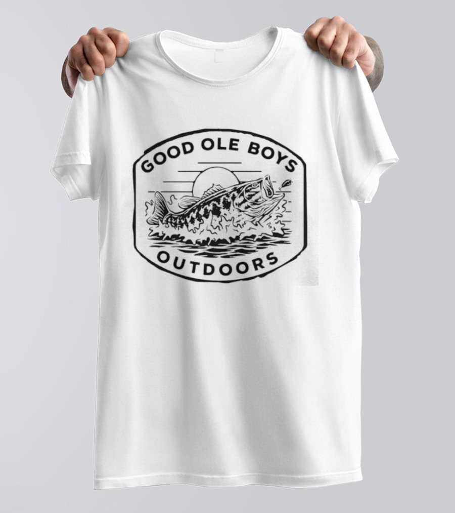 Good Ole Boys Outdoors Fishing Sunset T-Shirt