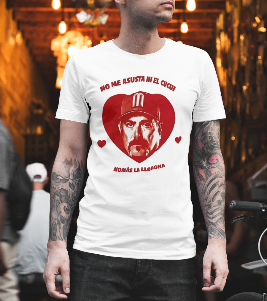 Benji Gil No Me Asusta Ni El Cucui Corazón Valle Duendos T-Shirt