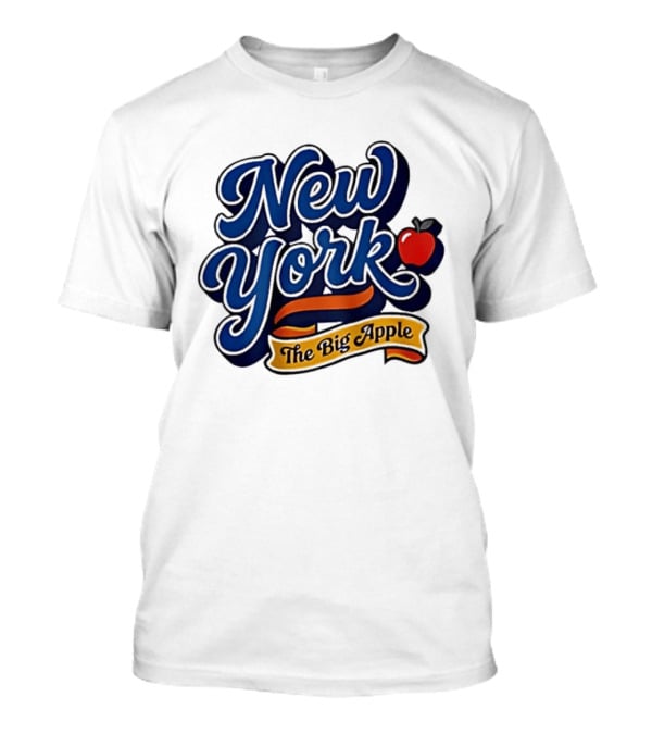 New York The Big Apple Classic Red Apple T-Shirt