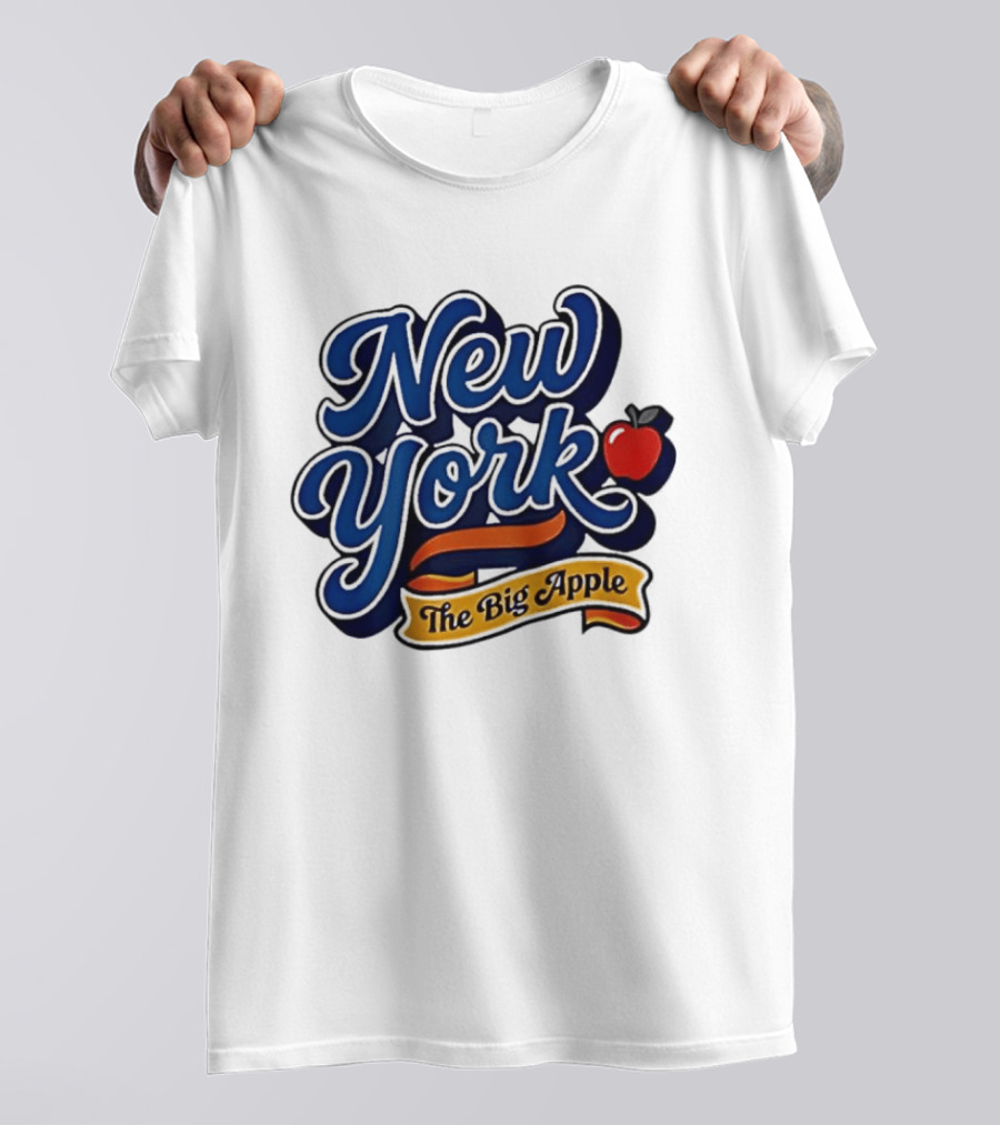 New York The Big Apple Classic Red Apple T-Shirt