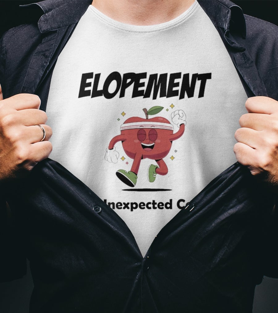 Elopement The Unexpected Cardio Running Apple T-Shirt