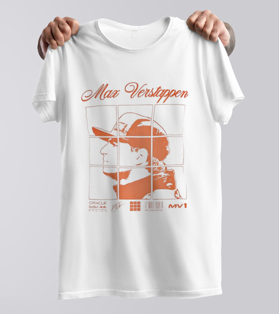 Max Verstappen Red Bull Racing Driver Puzzle T-Shirt