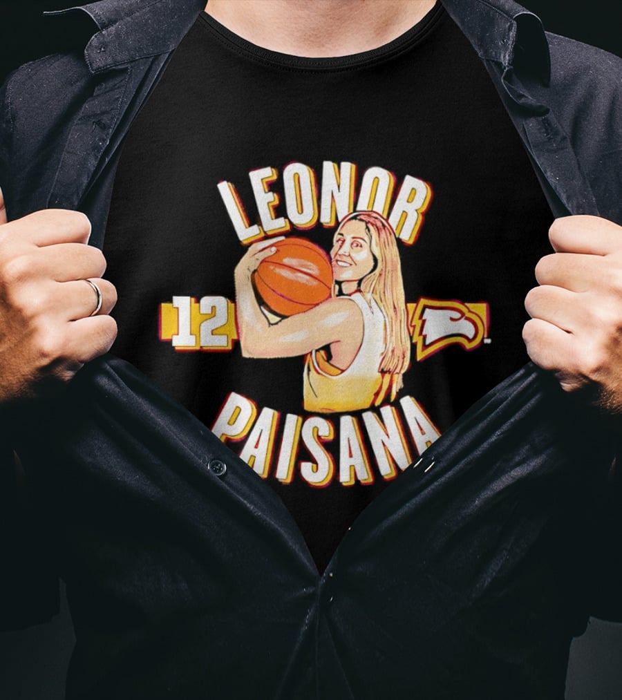 Leonor Paisana 12 Winthrop Eagles Basketball T-Shirt