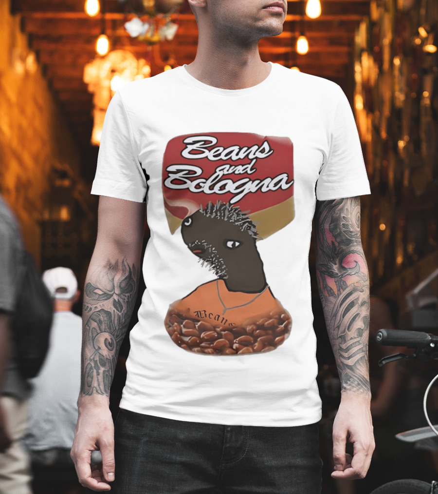 Beans And Bologna Can Head Character With Beans T-Shirt