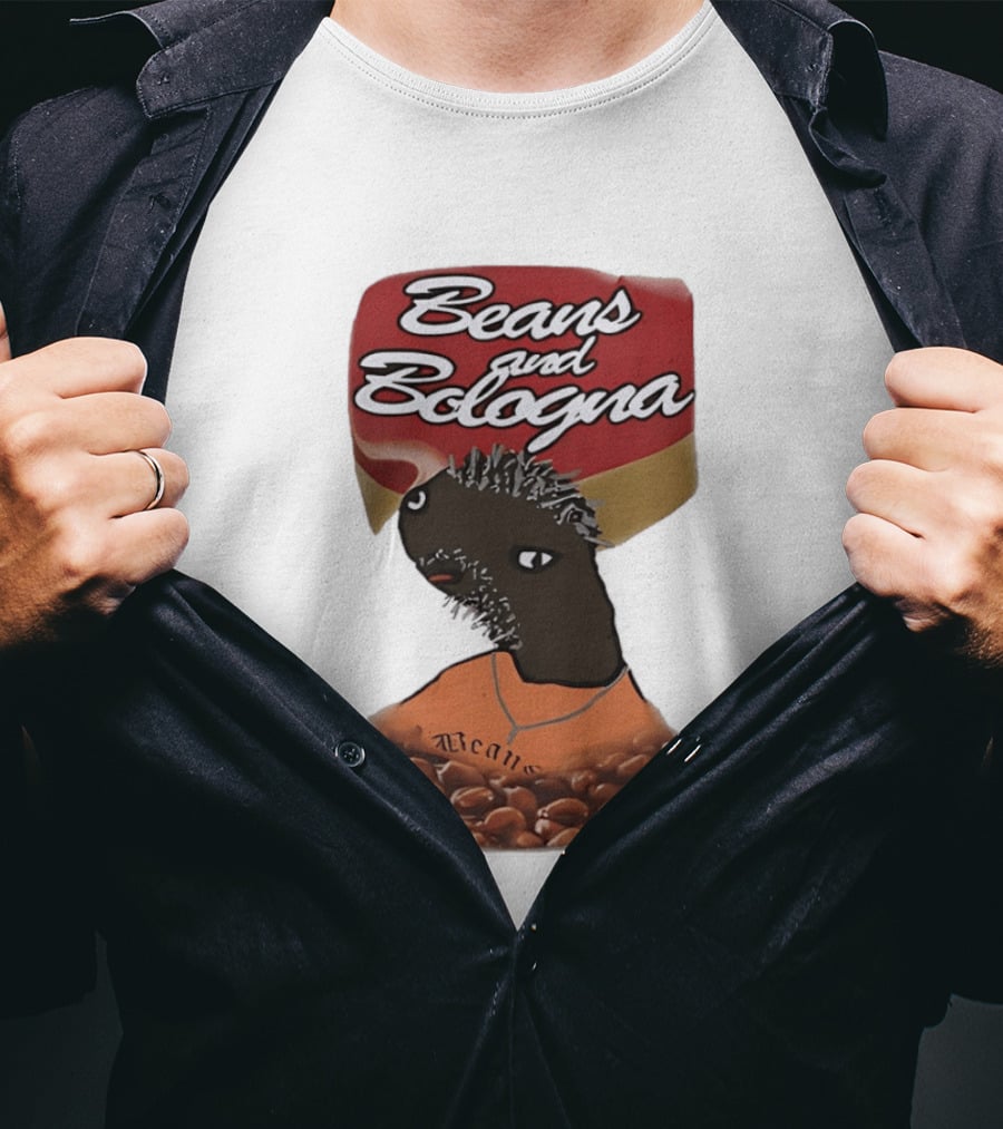 Beans And Bologna Can Head Character With Beans T-Shirt