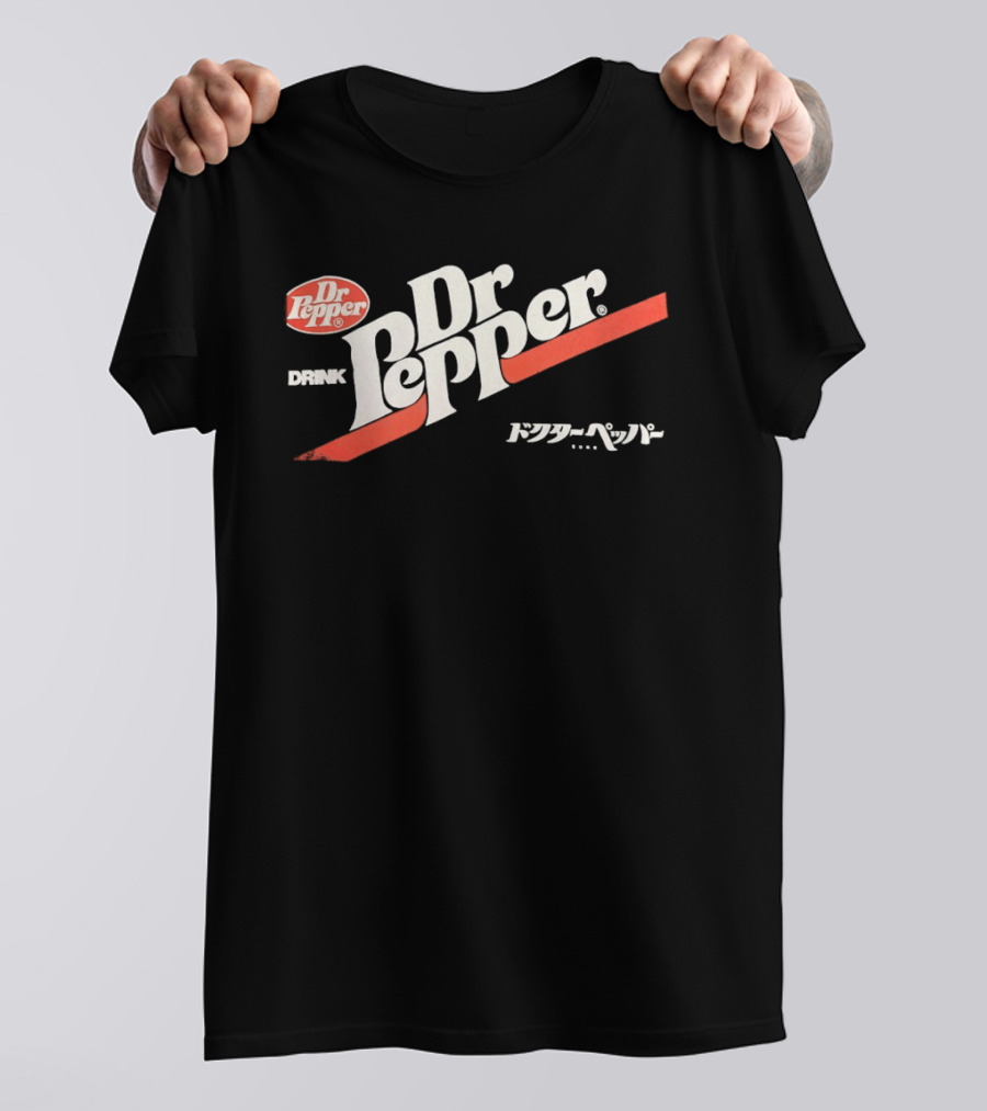 Dr Pepper Drink Japanese Katakana 70s T-Shirt