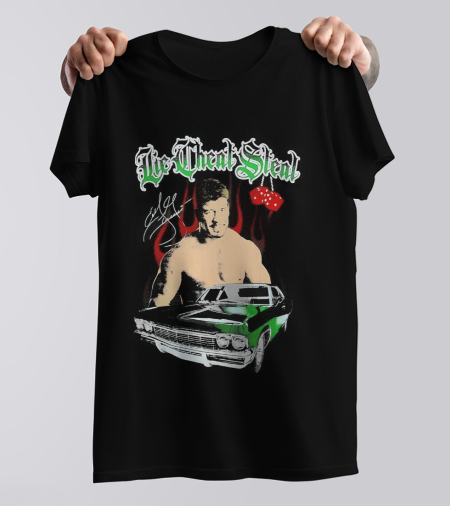 Eddie Guerrero Viva La Raza Lowrider Latino Heat T-Shirt