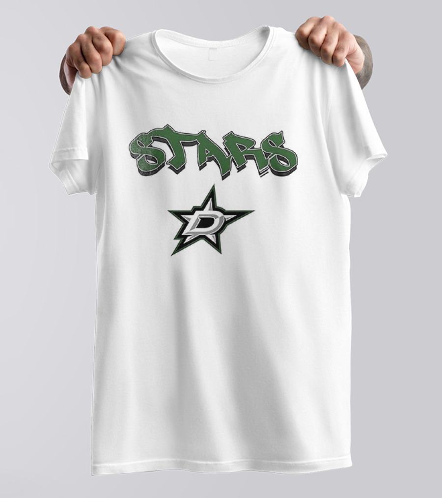 Dallas Stars Puck Yeah Hockey Skeleton NHL Fan Gear T-Shirt