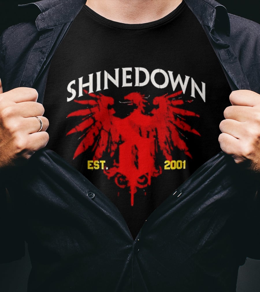 Shinedown Est 2001 Red Eagle T-Shirt