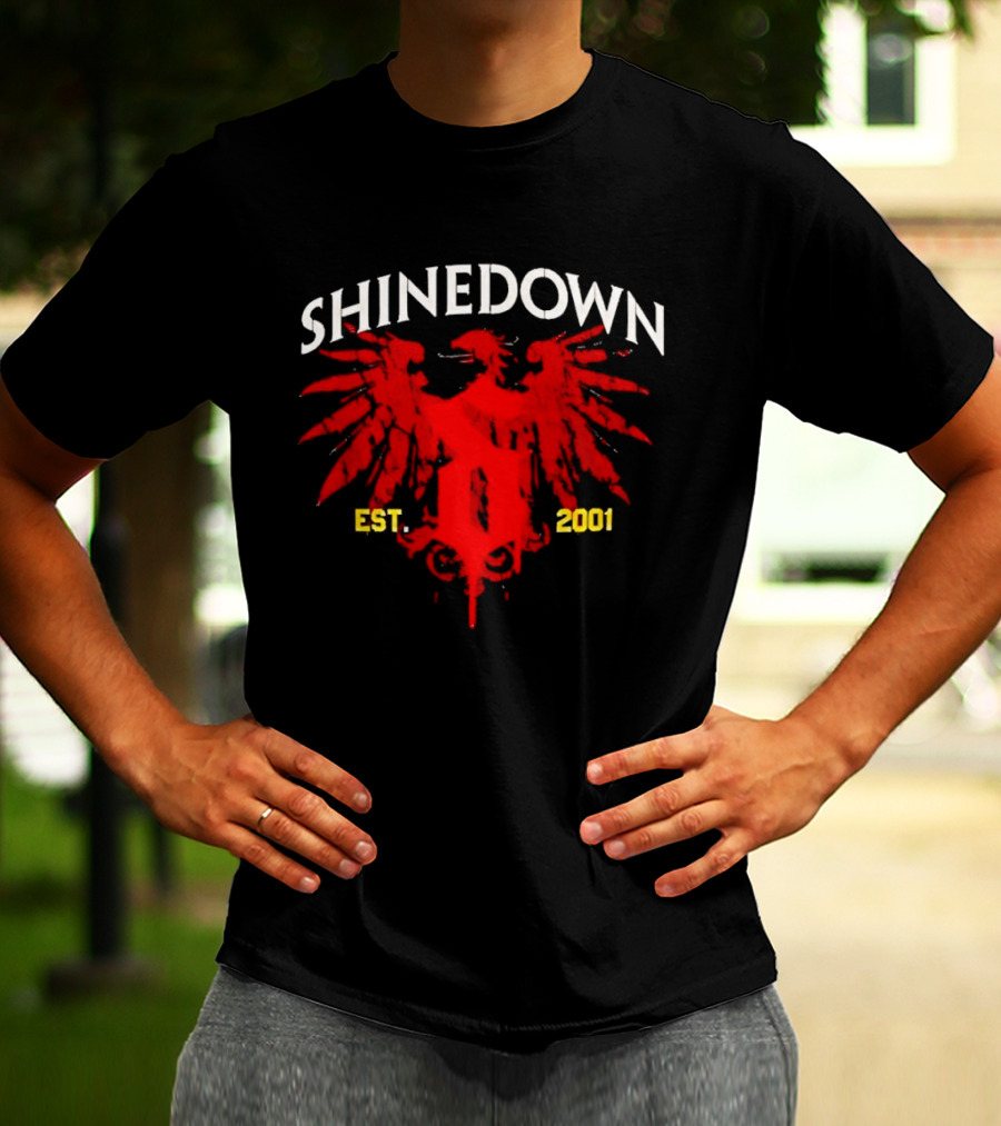 Shinedown Est 2001 Red Eagle T-Shirt