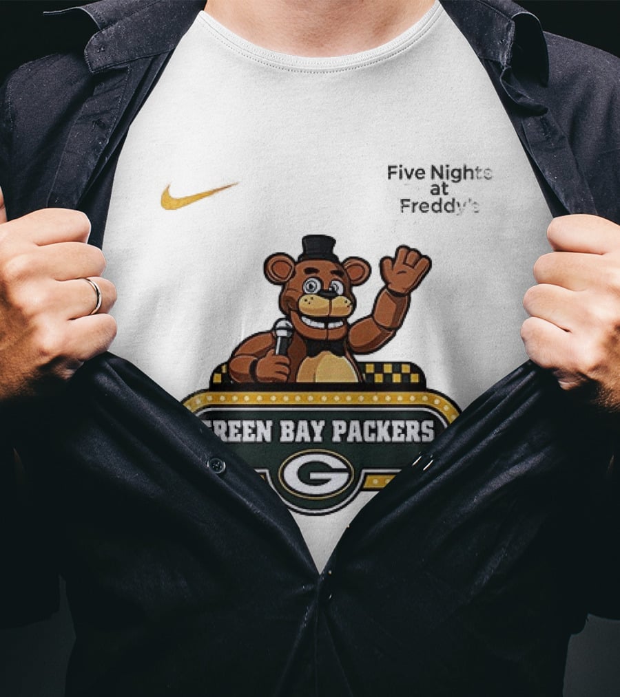 Green Bay Packers Freddy Fazbear T-Shirt