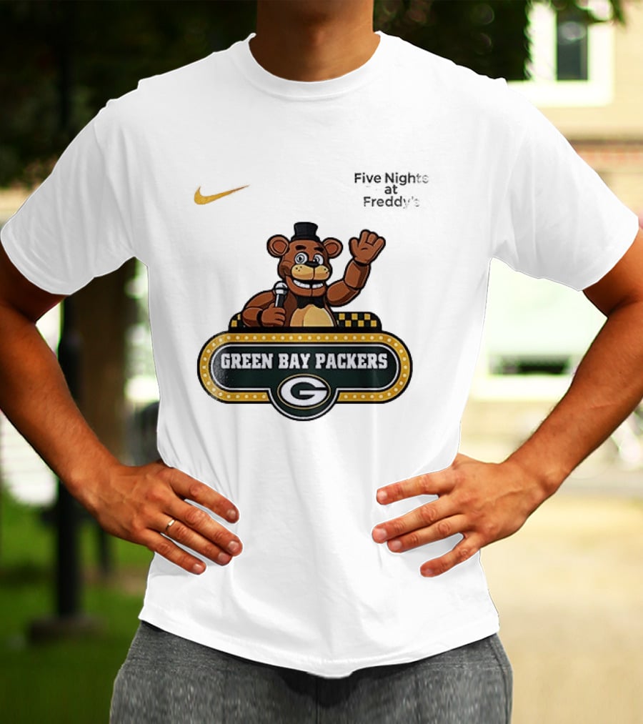 Green Bay Packers Freddy Fazbear T-Shirt
