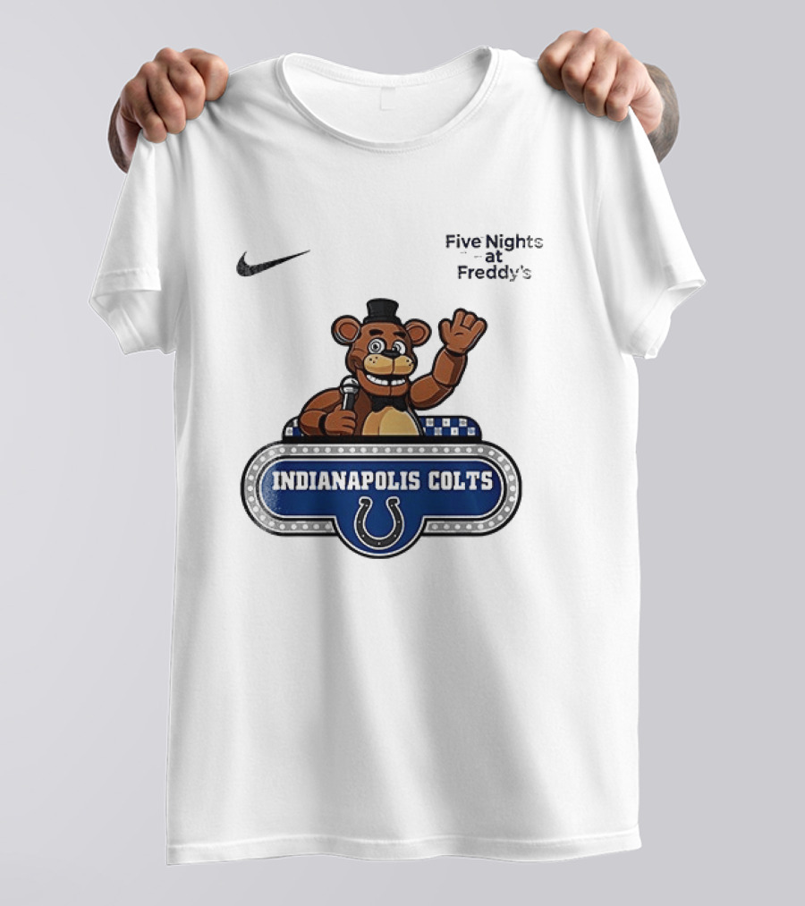 Nike Five Nights At Freddy's Indianapolis Colts Collaboration T-Shirt