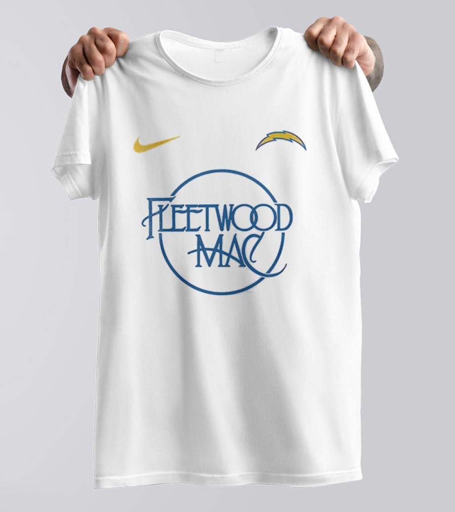 Los Angeles Chargers Fleetwood Mac Nike Collaboration T-Shirt