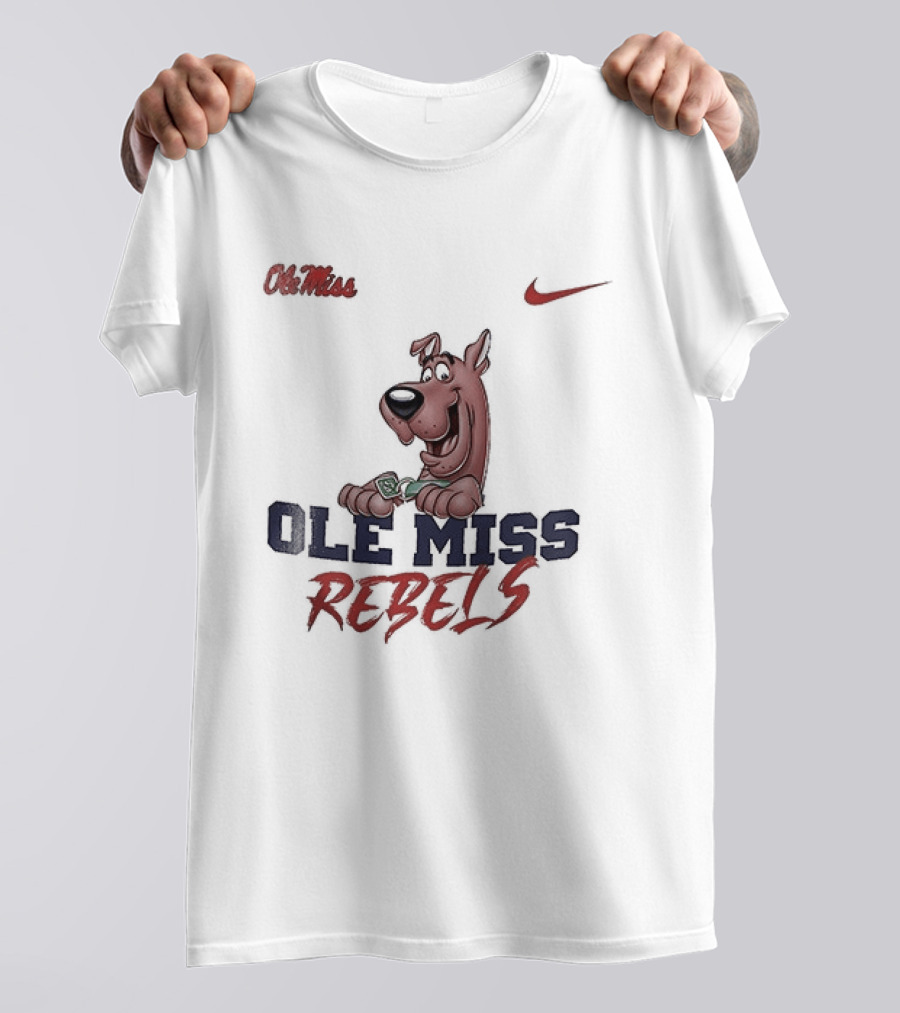 Ole Miss Rebels Scooby Doo Nike Collaboration T-Shirt