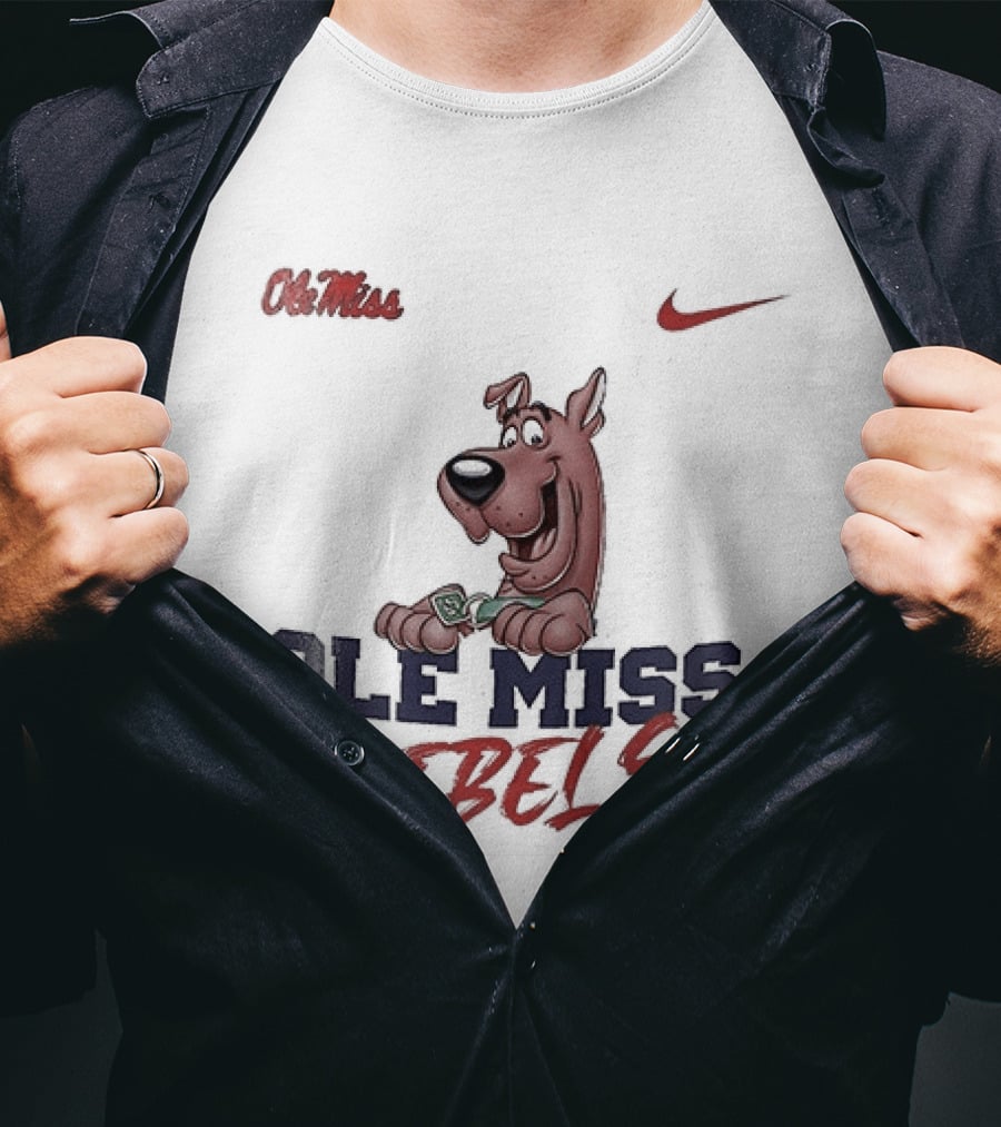 Ole Miss Rebels Scooby Doo Nike Collaboration T-Shirt