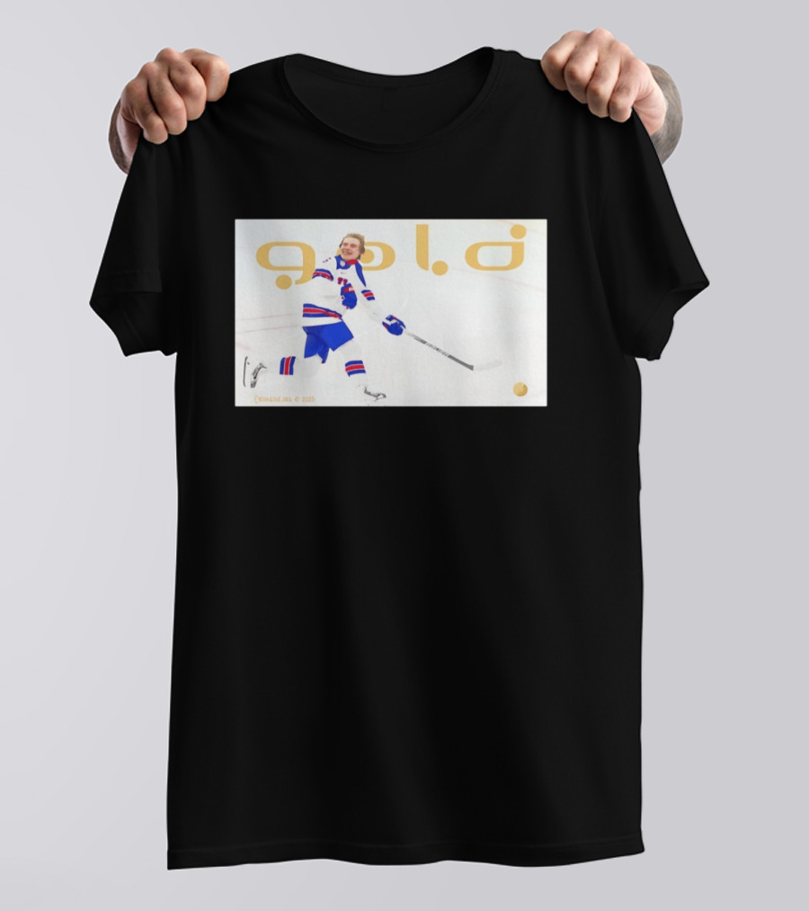 USA Hockey Jack Hughes Gold Medal 2026 Team Celebration T-Shirt