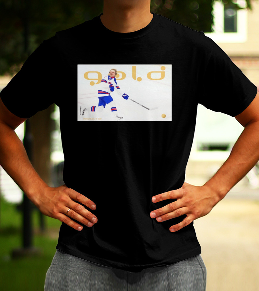 USA Hockey Jack Hughes Gold Medal 2026 Team Celebration T-Shirt